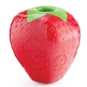 Planet Dog Orbee Tuff Strawberry Dog Treat Toy